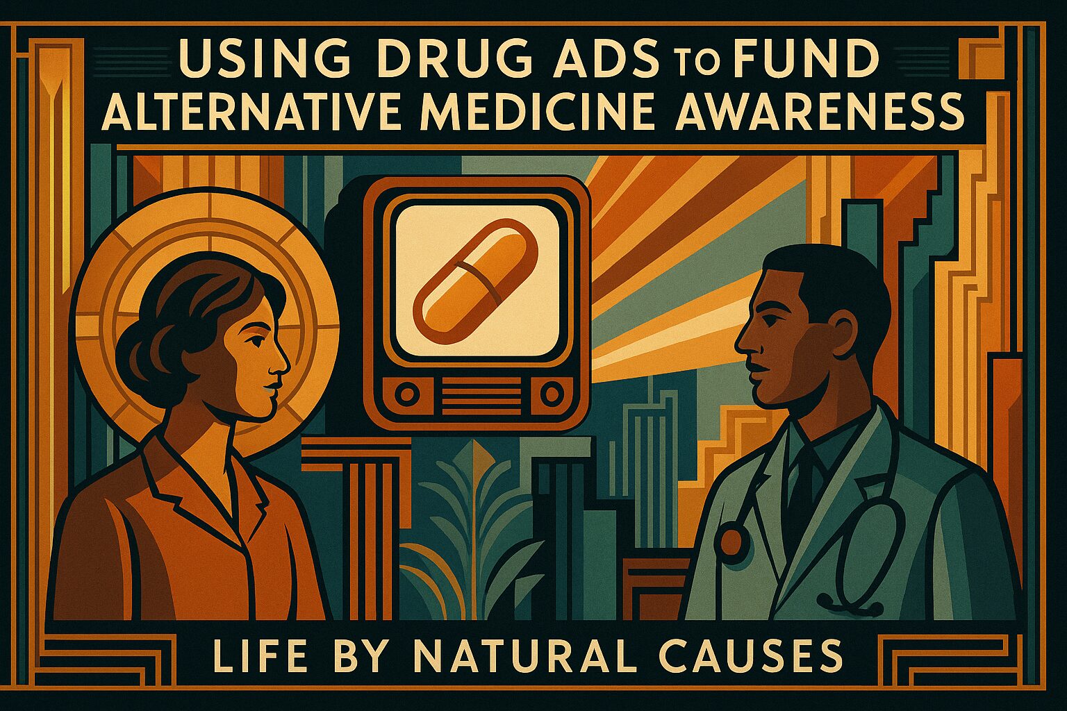 Health Awareness With Drug Ads Landscape Health Awareness With Drug Ads Landscape